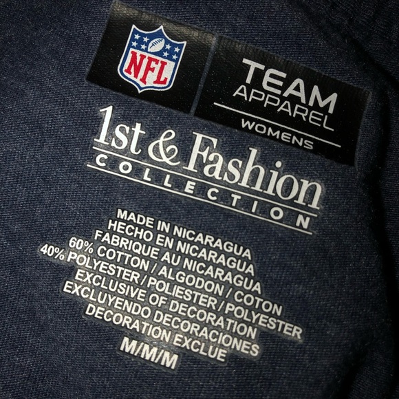 NFL New England Patriots sequins shirt M - Picture 3 of 3